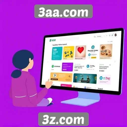 Recursos e funcionalidades do site 3aa.com