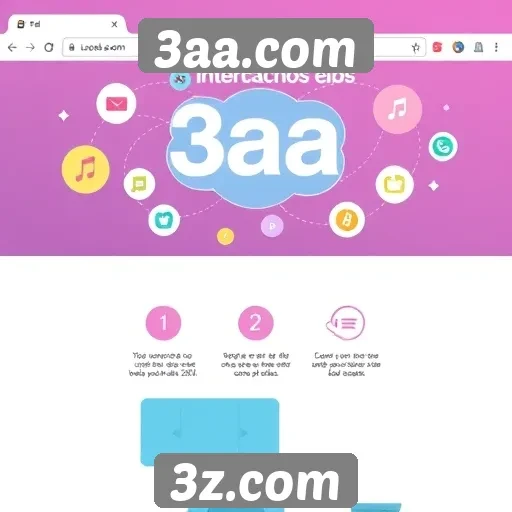 Exploração das funcionalidades interativas do 3aa.com